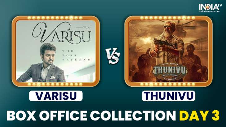 Varisu vs Thunivu Box Office Collection Day 3: Vijay holds strong but Ajith Kumar is the real winner