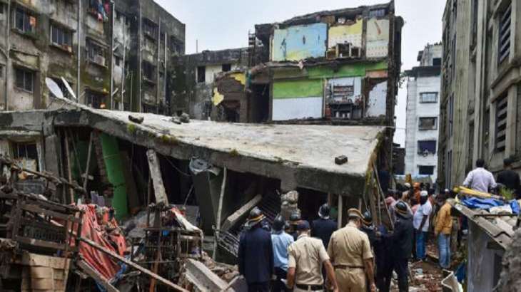 Rumah runtuh di Mumbai, Sebagian rumah runtuh di daerah Bhandup, dua orang tewas dalam rumah runtuh, Mumba
