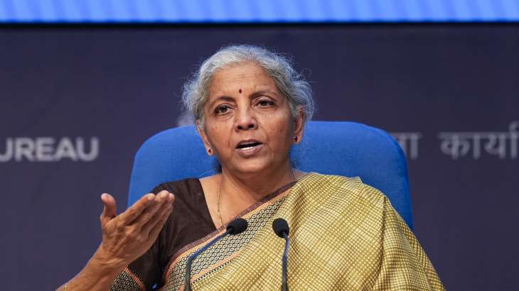 Union Finance Minister Nirmala Sitharaman 