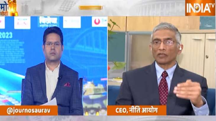 NITI Aayog CEO Parameswaran Iyer while speaking exclusively