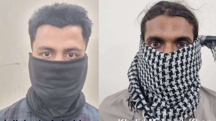 Suspects-- Khalid Mubarak (R) Khan Abdullah (L)