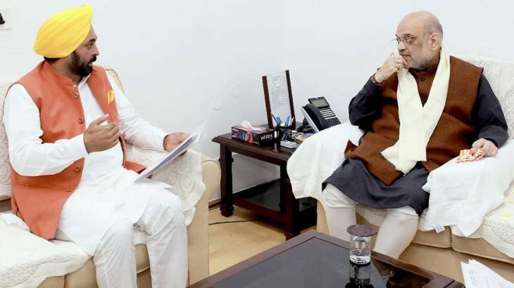Punjab CM Mann meets Amit Shah, discusses issues