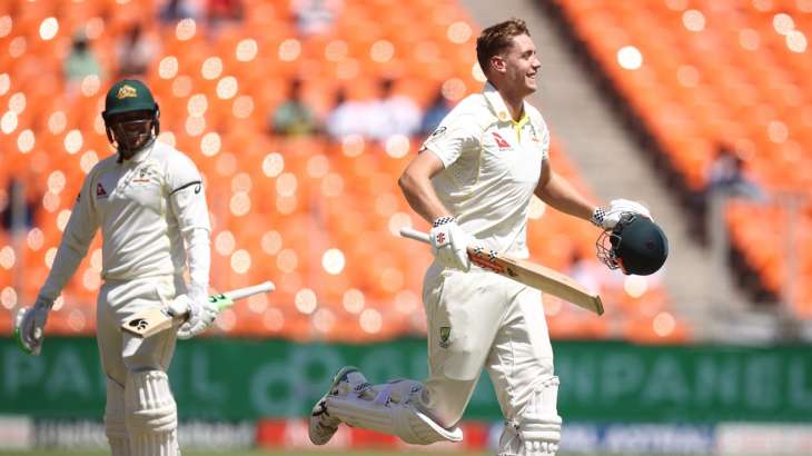 Cameron Green hits hundred in Ahmedabad Test