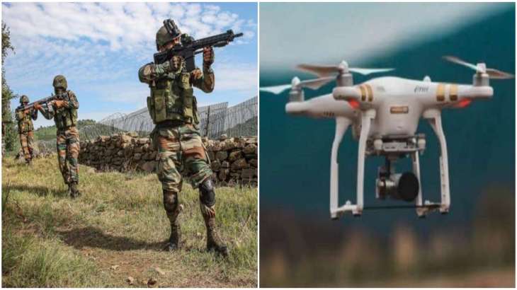 J&K: BSF fires at Pakistani drone along International