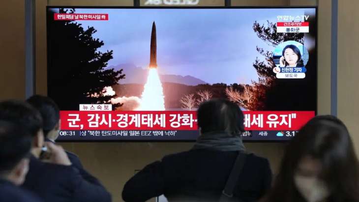 North Korea Fires Long-range Ballistic Missile Towards East Sea Ahead ...