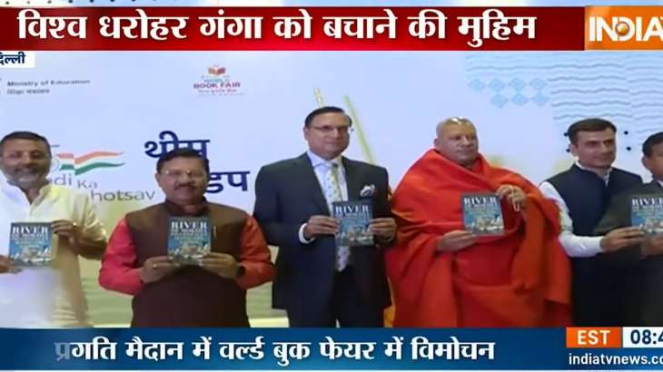 Pilgrimage to salvation on the banks of the Ganges, Rajat Sharma, Swani Kailashanand Giri, Rajat Sharma 