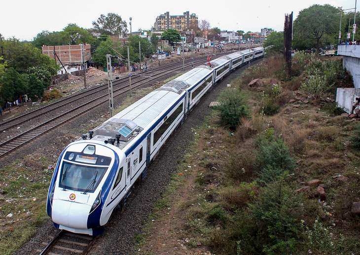 
The Vande Bharat train is India's first indigenously