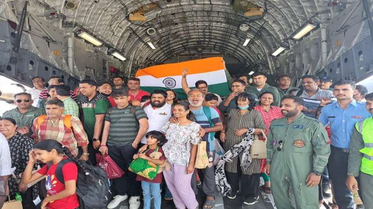 Operation Kaveri: Air Force plane carrying 246 Indians