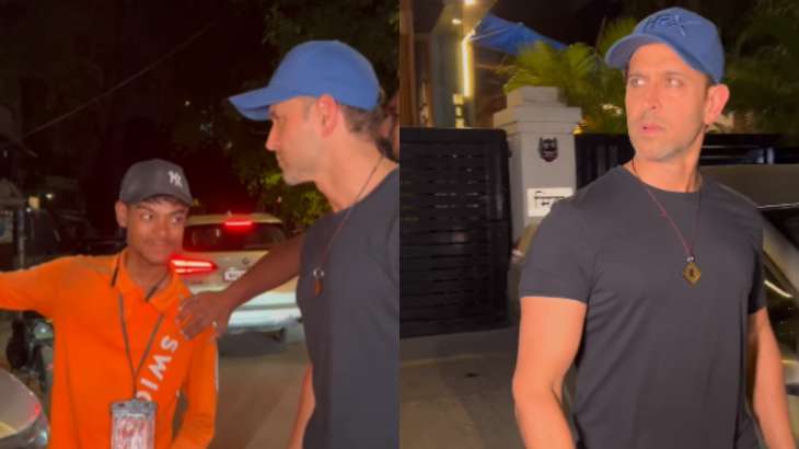 Hrithik Roshan’s bodyguard pushes a fan taking selfie 