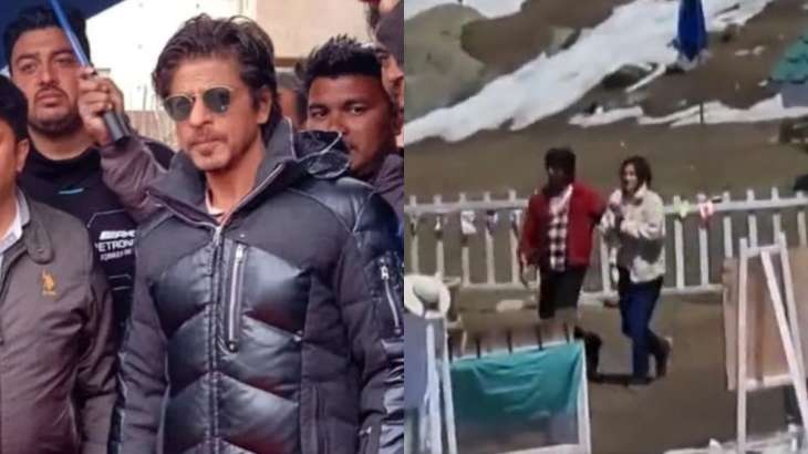 Shah Rukh Khan & Taapsee's Dunki BTS video leaked