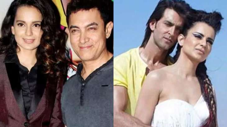 Kangana and Aamir Khan; Hrithik Roshan and Kangana Ranaut