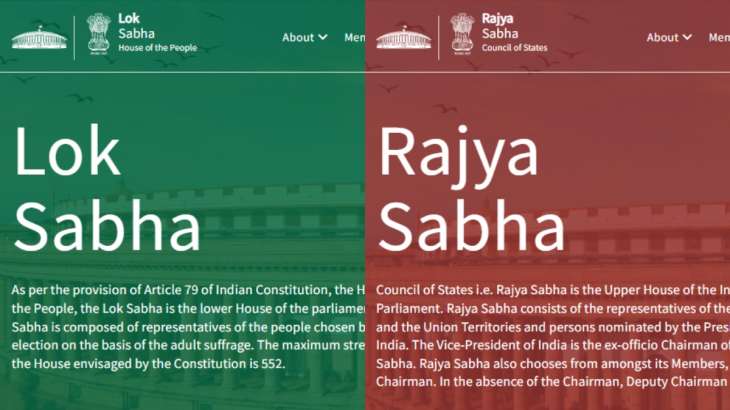 Government launches new look of websites of Lok Sabha and