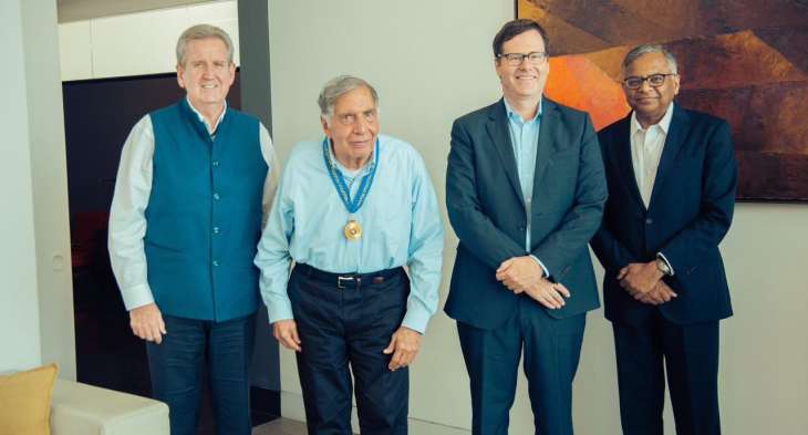 Ratan Tata was awarded the country's Order of Australia