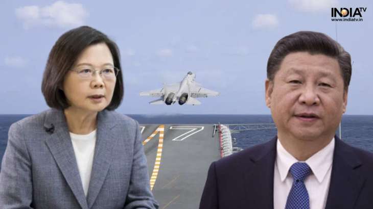 Taiwan President scolds China for military exercises