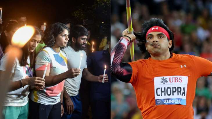 Neeraj Chopra extends support to the protesting wrestlers
