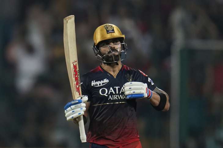 Virat Kohli in action