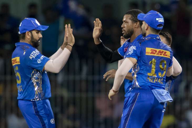 mumbai indians last match scorecard