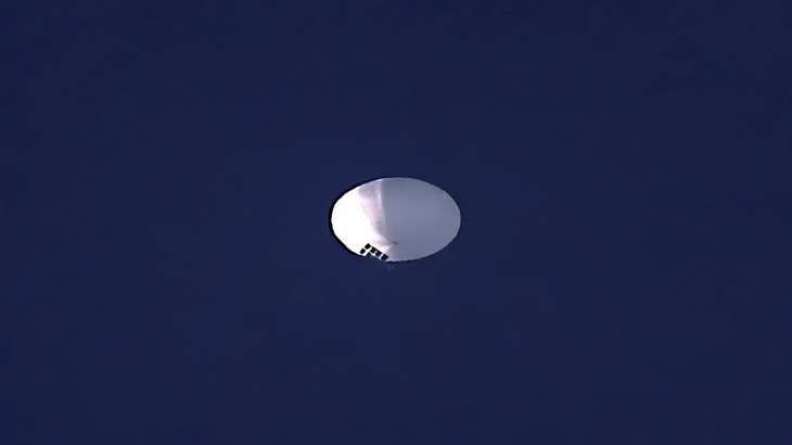 Chinese spy balloon spotted over western US