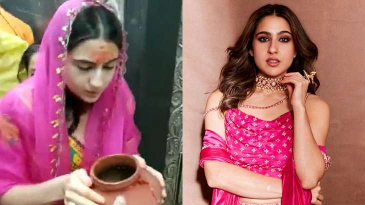 Sara Ali Khan seeks blessings at Mahakaleshwar Temple 