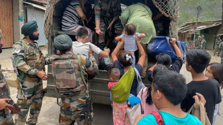 Manipur violence: Over 23000 civilians rescued