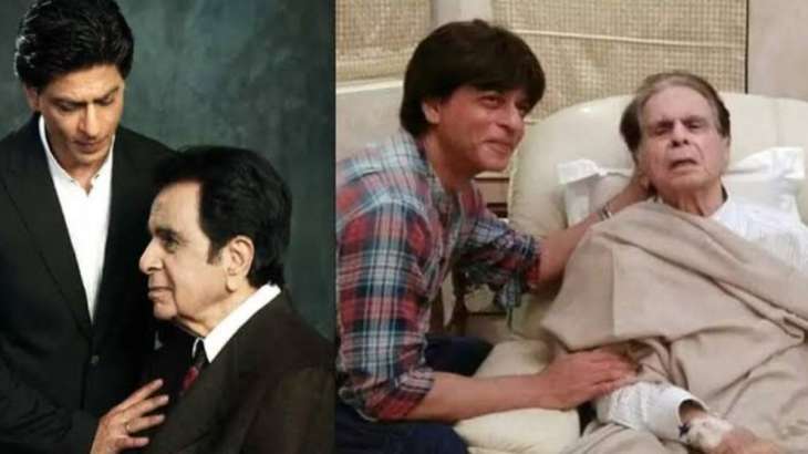 Shah Rukh Khan and Dilip Kumar