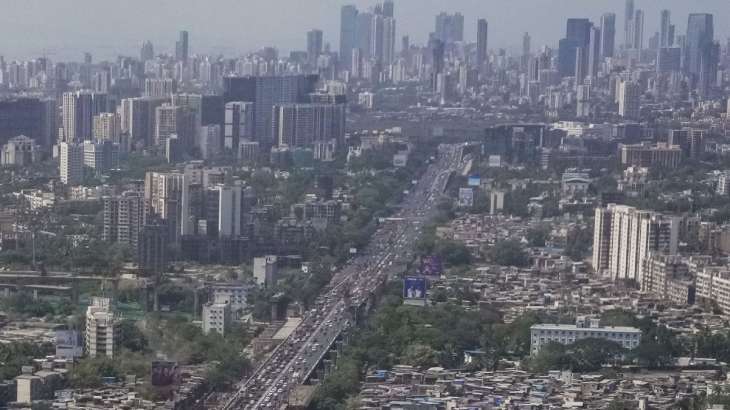 An aerial view of Mumbai, the financial capital of India