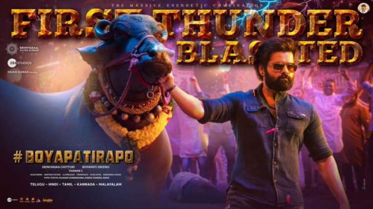 The teaser of Ram Pothineni's yet-to-be-titled action film is out