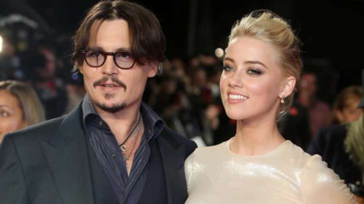 Johnny Depp and Amber Heard clicked at an event