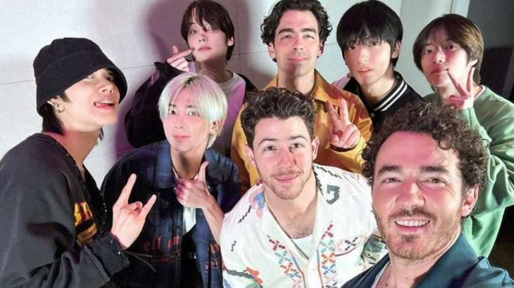 TXT's first ever collaboration with the Jonas Brothers