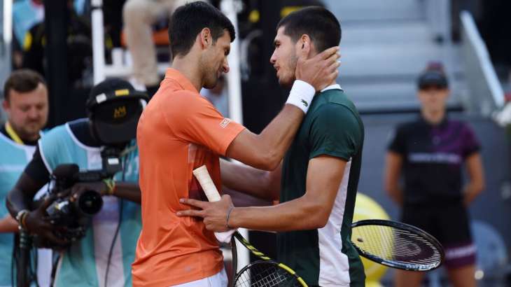 French Open 2023 semi-final Carlos Alcaraz vs Novak