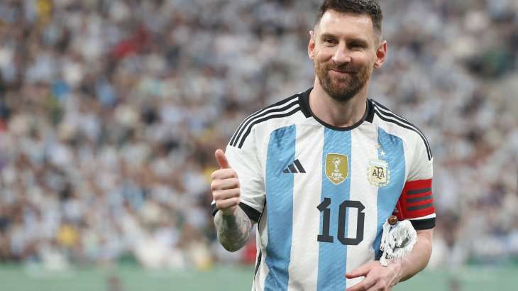 Argentine captain Lionel Messi