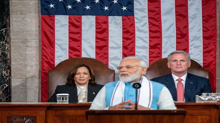 Modi US visit 2023, pm modi us visit, KAMALA harris, us vice president kamala harris, kamala harris 