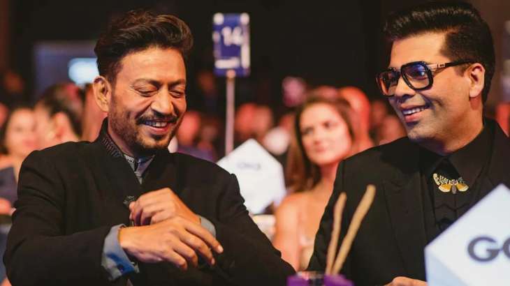 Irrfan Khan and Karan Johar