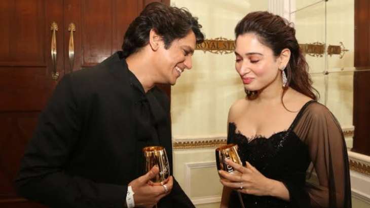 Tamannaah Bhatia and Vijay Varma clicked at an event