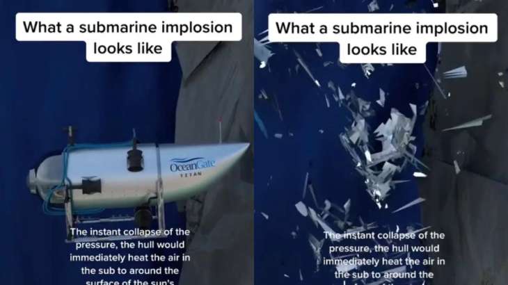 Scary Viral Video Shows What Happened During Titanic Sub's Implosion ...