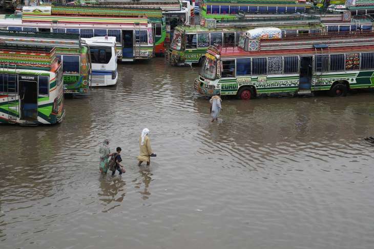Incessant rainfall in Pakistan has disrupted normal life