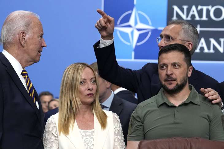 US President Joe Biden during the NATO summit in Vilnius