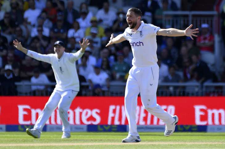 Chris Woakes took four wickets