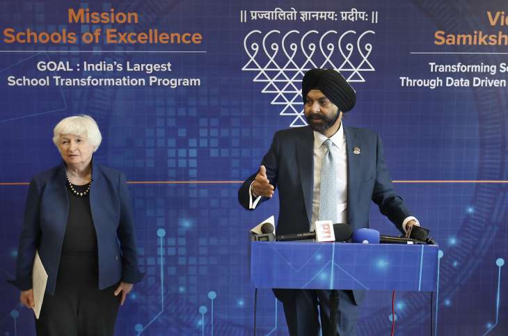 World Bank President Ajay Banga praises the Indian economy