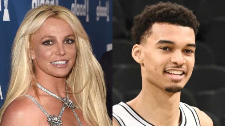 Britney Spears and NBA star Victor Wembanyama