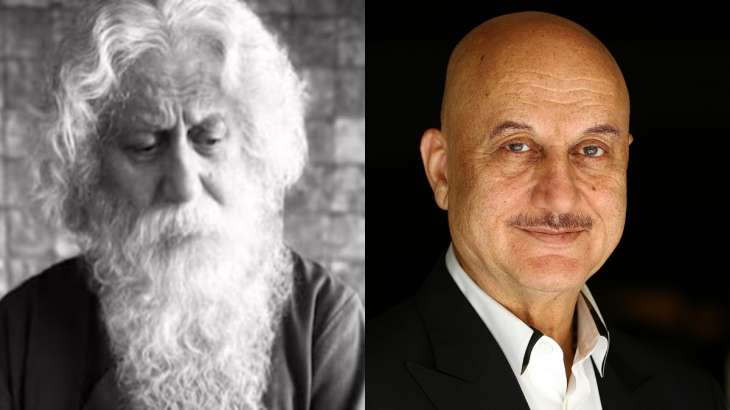 Anupam Kher's role as Rabindranath Tagore