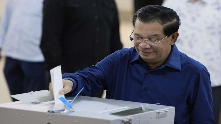 Cambodian Prime Minister Hun Sen is the longest serving