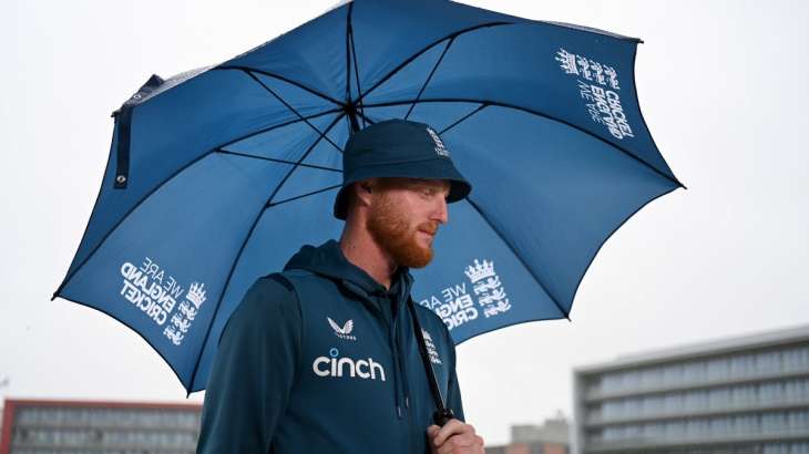 Ben Stokes at Manchester on Day 5 of 4th Test