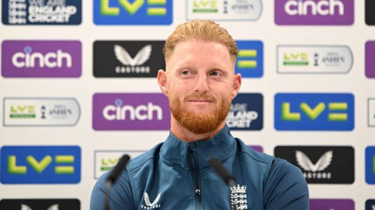 English captain Ben Stokes during presser at Lord's last