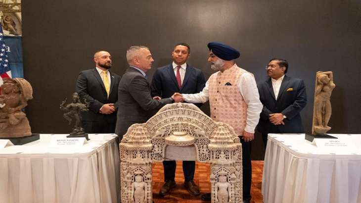 Indian artifacts will return to India, Taranjit Singh Sandhu, PM Modi's US tour
