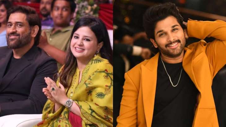 Sakshi Dhoni on Allu Arjun 