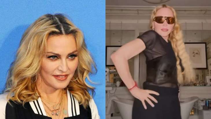 Madonna dances post hospitalization