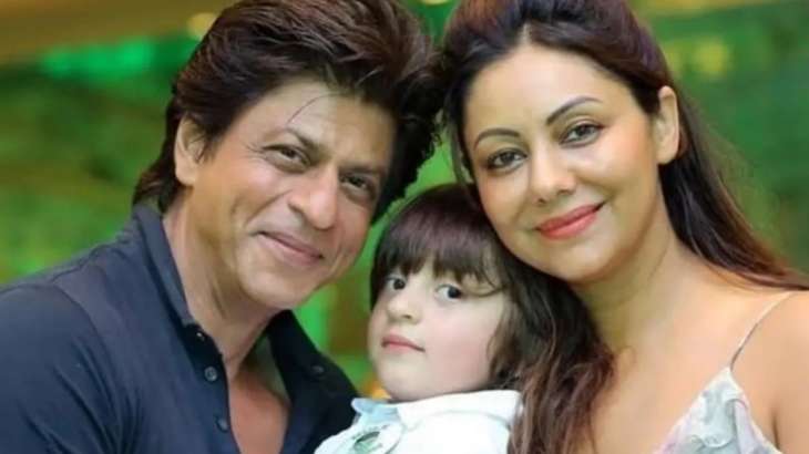 Shah Rukh Khan-Gauri Khan and AbRam