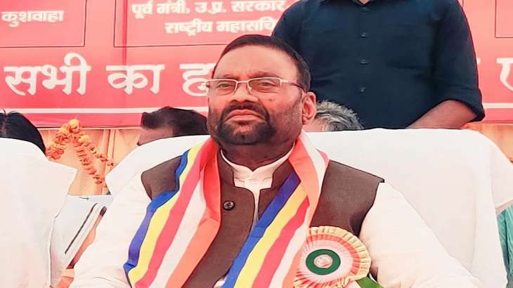 SP leader Swami Prasad Maurya sparked controversy over his