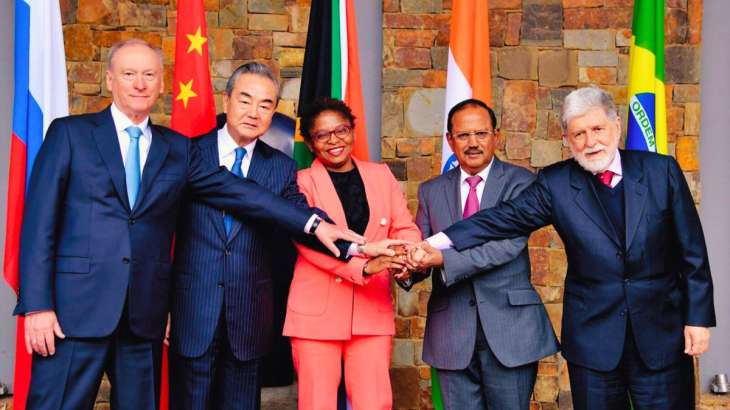 NSA Ajit Doval while attending the much-awaited BRICS